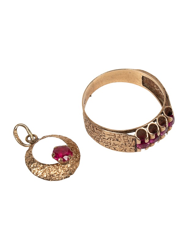 RMV-KORUT OY kultasormus ja riipus - Korut - 10105521257 - 0