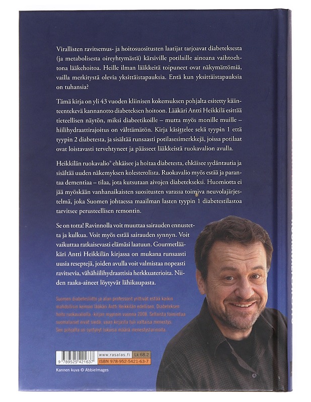Diabeteksen ruokavaliohoito - Antti Heikkilä - Kirja lahjaksi - 10105521273 - 1