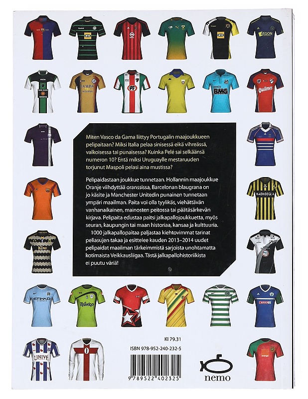 1000 jalkapallopaitaa - Lions, Bernard - Kirja lahjaksi - 10105521292 - 1