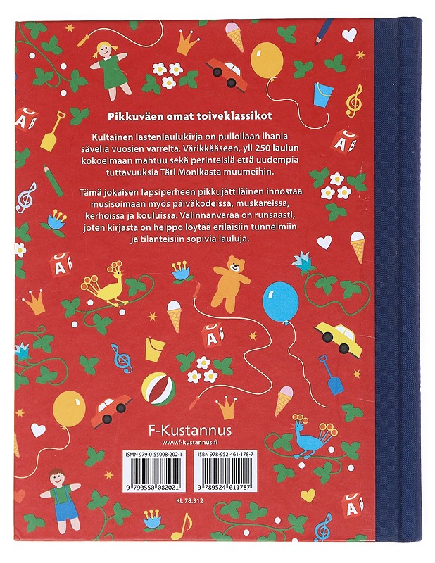 Kultainen lastenlaulukirja - Kari, Virpi - Musiikki- ja elokuvakirjat - 10105521310 - 1