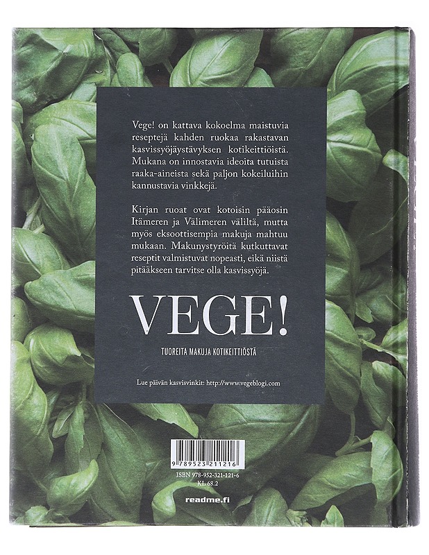 Vege! : tuoreita makuja kotikeittiöstä - Nieminen, Alex - Ruokakirjat - 10105521342 - 1