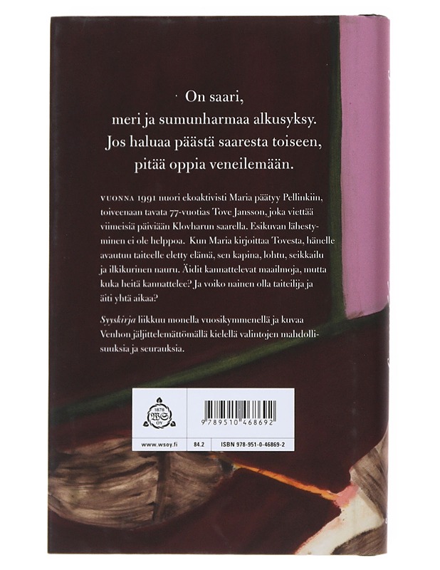 Syyskirja : romaani - Johanna Venho - Romaanit ja novellit - 10105521383 - 1