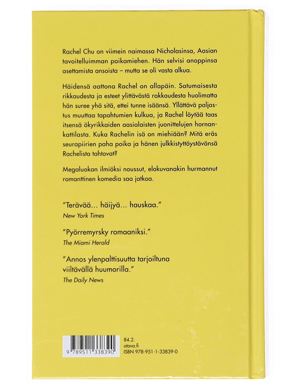 Ökyrikas tyttöystävä - Kwan, Kevin - Kaunokirjallisuus - 10105521431 - 1