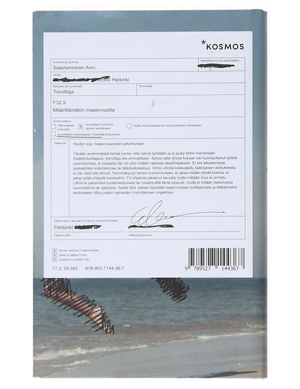 Depressiopäiväkirjat - Anni Saastamoinen - Elämäkerrat ja muistelmat - 10105521440 - 1