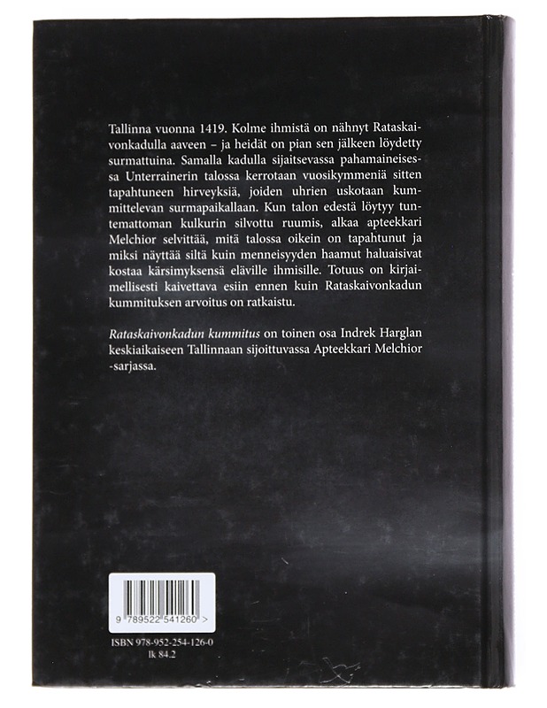 Apteekkari Melchior ja Rataskaivonkadun kummitus - Hargla, Indrek - Jännitys ja dekkarit - 10105521487 - 1