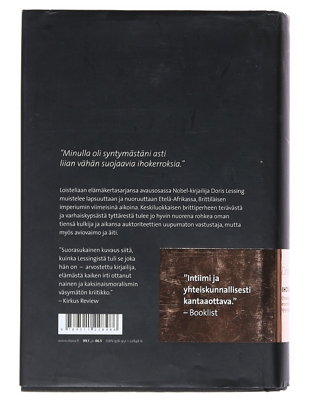 Ihon alla : omaelämäkerran ensimmäinen osa 1919-1949 - Lessing, Doris - Elämäkerrat ja muistelmat - 10105521490 - 1