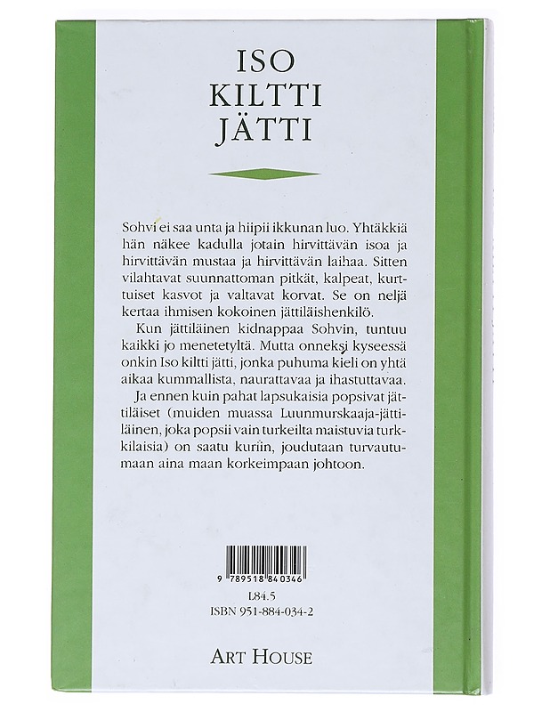 Iso kiltti jätti - Dahl, Roald - Lastenkirjat - 10105521488 - 1