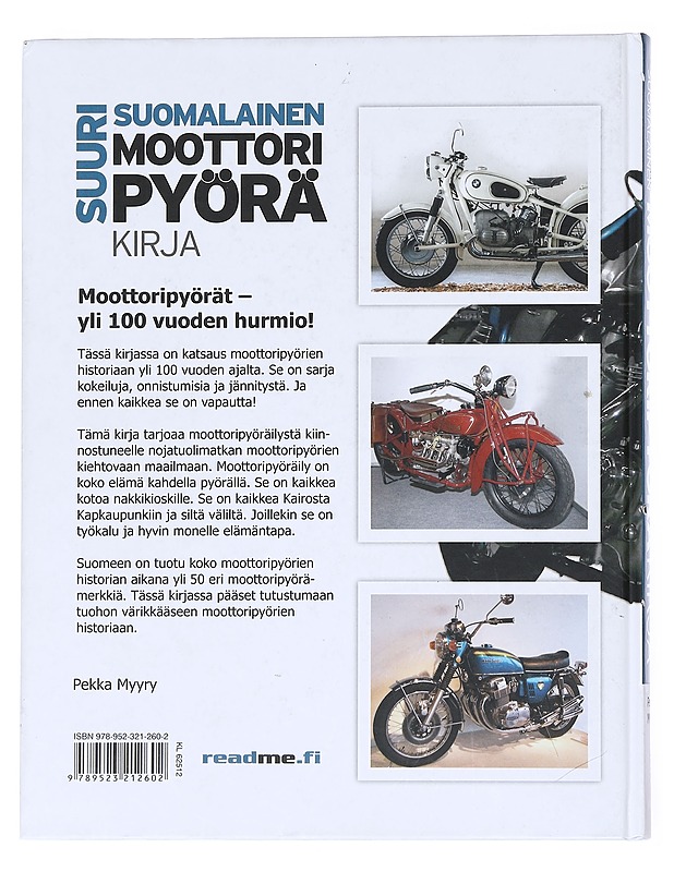 Suuri suomalainen moottoripyöräkirja - Pekka Myyry - Historiakirjat - 10105521492 - 1
