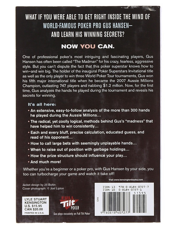 Every hand revealed - Gus Hansen - Harrastekirjat - 10105521493 - 1