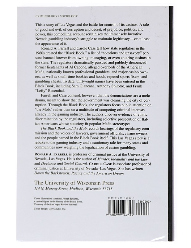 The Black book and the mob - Farrel, Ronald A. and Case, Carole - Historiakirjat - 10105521496 - 1