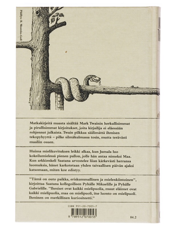 Matkakirjeitä maasta - Twain, Mark - Romaanit ja novellit - 10105521540 - 1