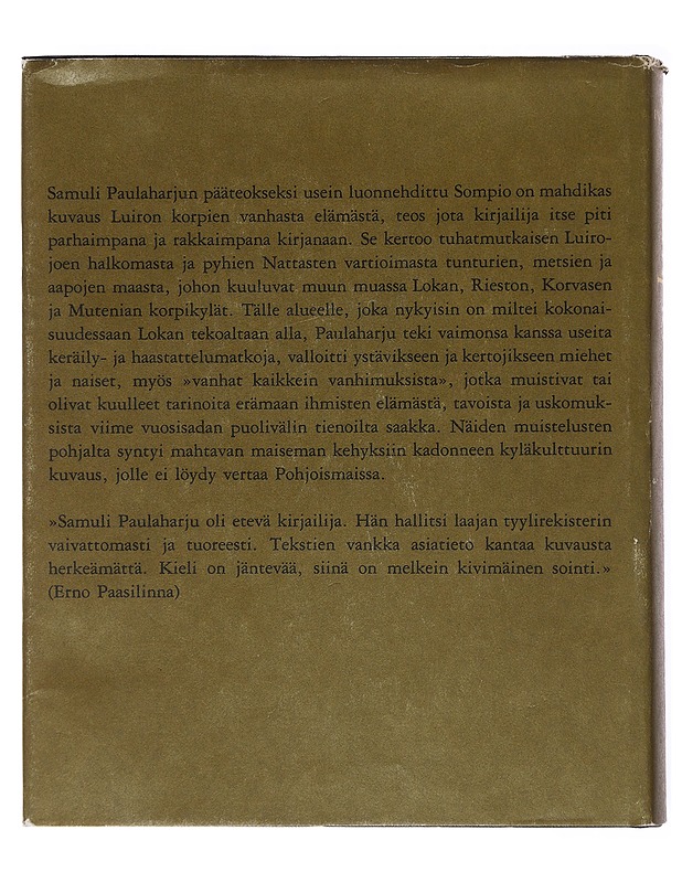 Sompio - Samuli Paulaharju - Historiakirjat - 10105521548 - 1