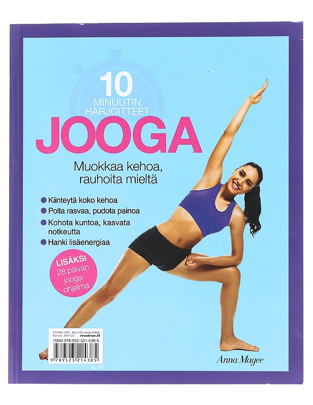 Jooga : 10 minuutin harjoitteet - Magee, Anna - Harrastekirjat - 10105521578 - 0