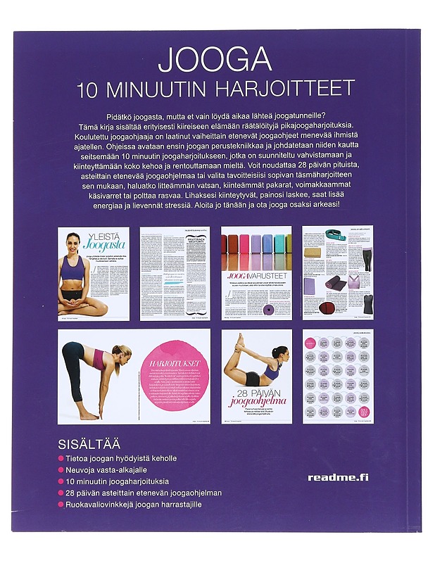 Jooga : 10 minuutin harjoitteet - Magee, Anna - Harrastekirjat - 10105521578 - 1
