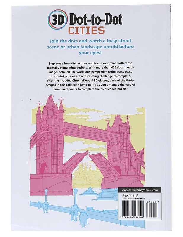 3D Dot-toDot Cities - Shane Madden - Harrastekirjat - 10105521622 - 1