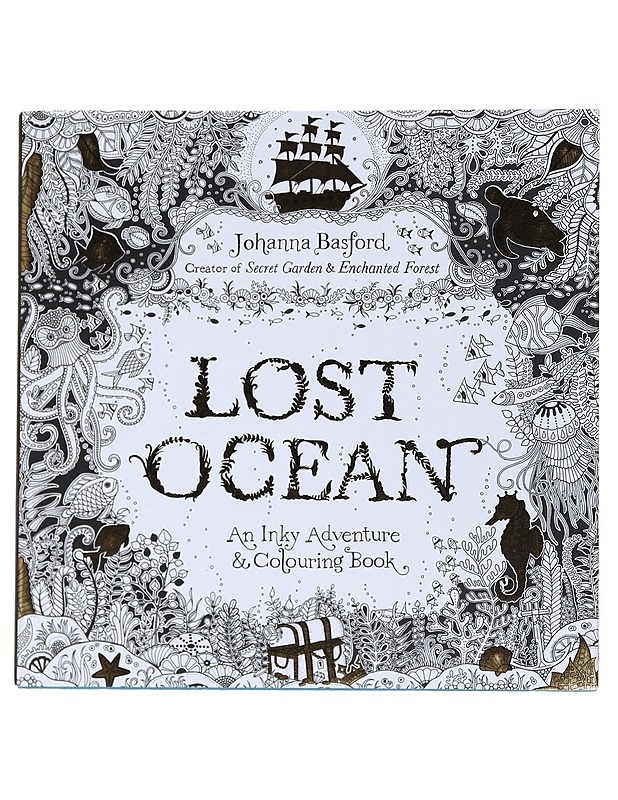 Lost ocean värityskirja - Basford, Johanna - Harrastekirjat - 10105521655 - 0