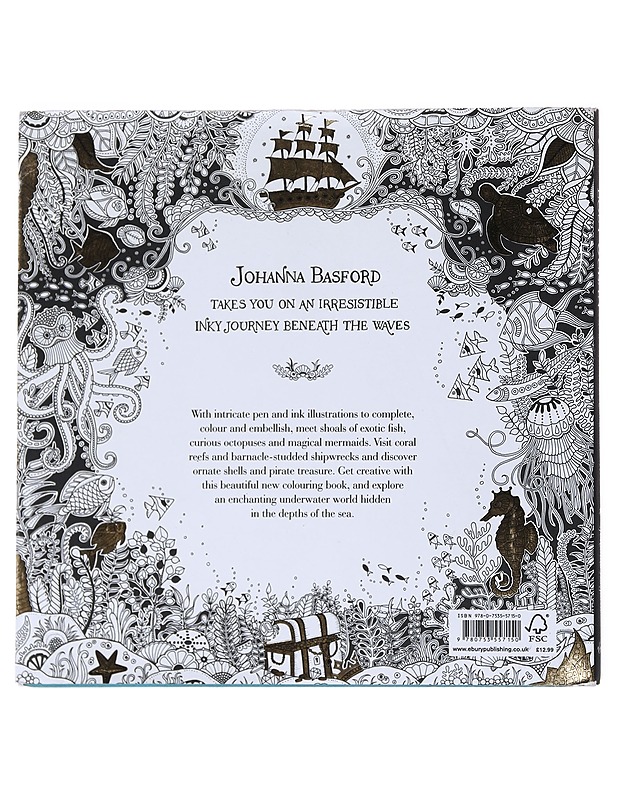 Lost ocean värityskirja - Basford, Johanna - Harrastekirjat - 10105521655 - 1