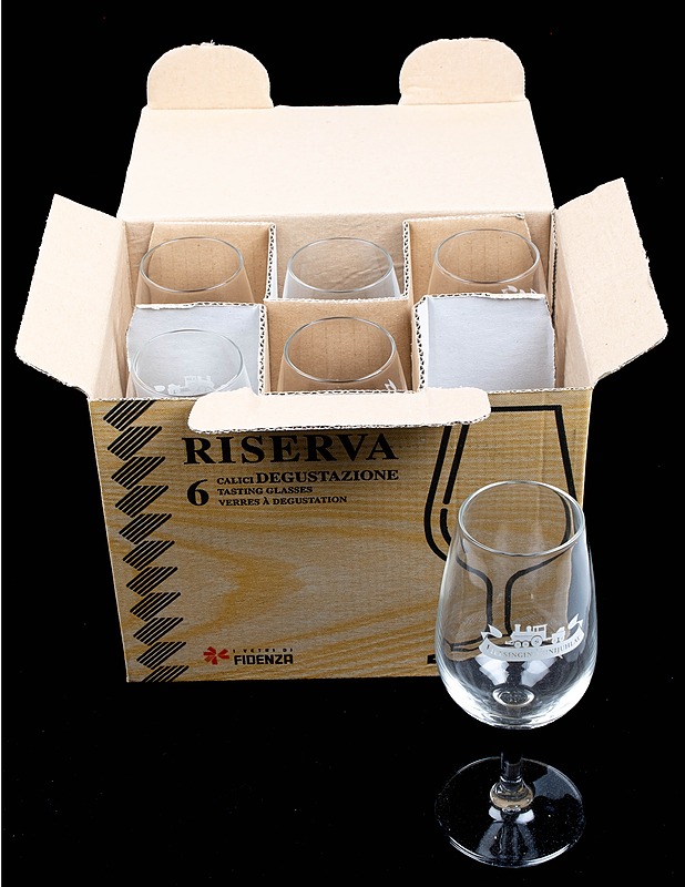 I VETRI DI FIDENZA Riserva Helsingin viinijuhlat - maistelulasi, 6 kpl - Lasit - 10105521686 - 0