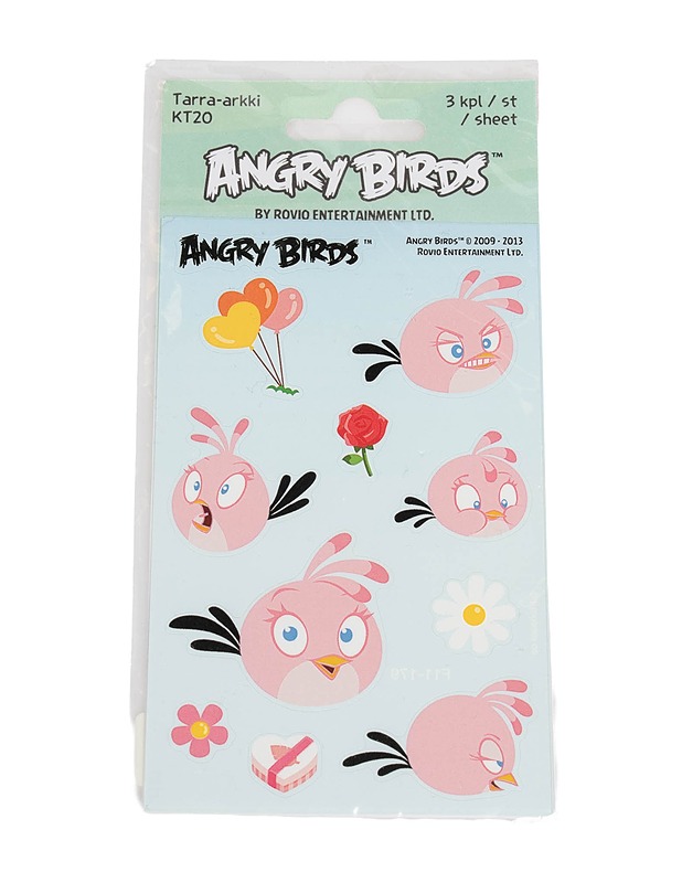 ANGRY BIRDS tarra-arkki, 3 kpl - Askartelu - 10105521684 - 0