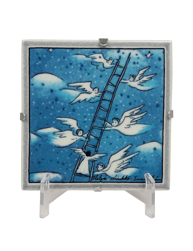 ARABIA Tikapuut seinälaatta, 11,8x11,8 cm - Designsuosikit - 10105521708 - 0