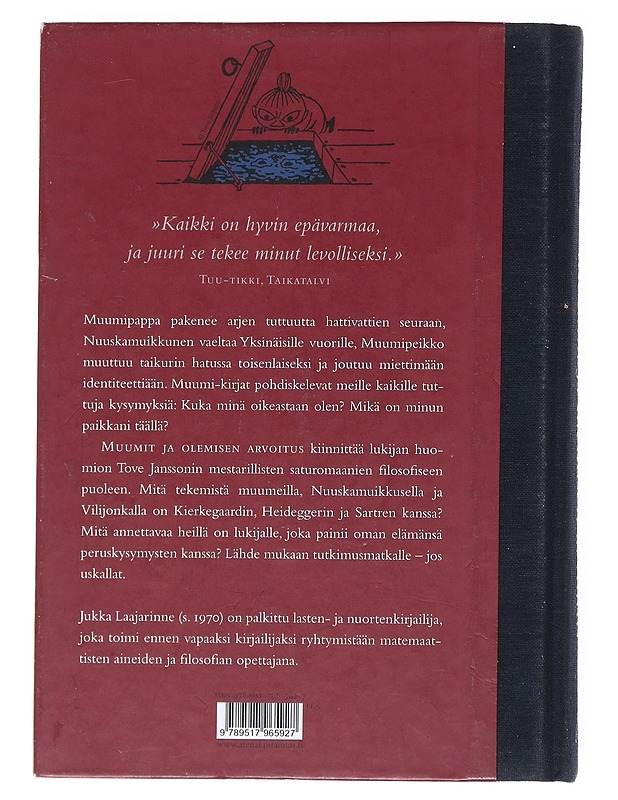 Muumit ja olemisen arvoitus - Laajarinne, Jukka - Tietokirjat ja oppaat - 10105521730 - 1