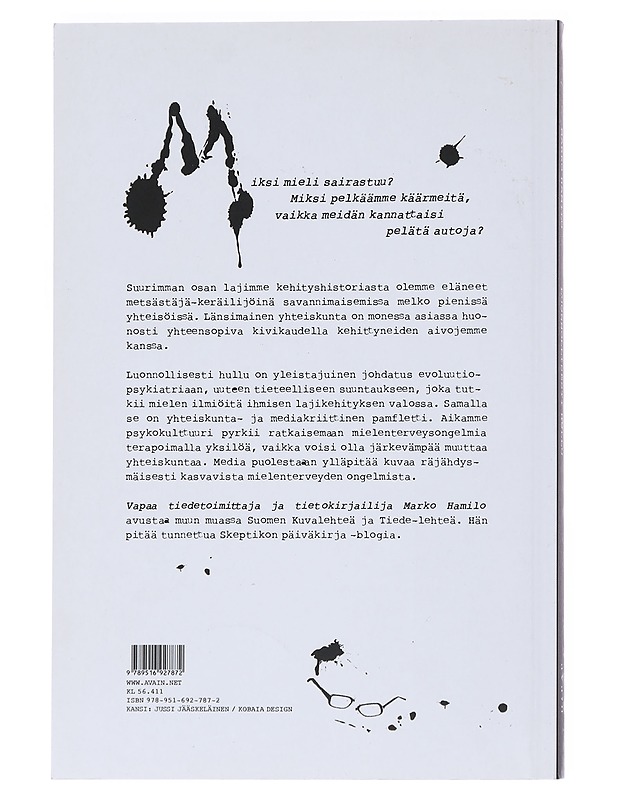 Luonnollisesti hullu : evoluutio ja mielenterveys - Marko Hamilo - Tietokirjat ja oppaat - 10105521733 - 1