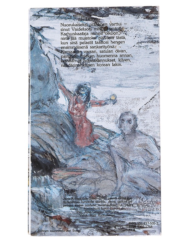 KARHUNKAATAJA : LATVIAN KANSALLISSANKARI - PUMPURS, ANDREJS - Romaanit ja novellit - 10105521732 - 1