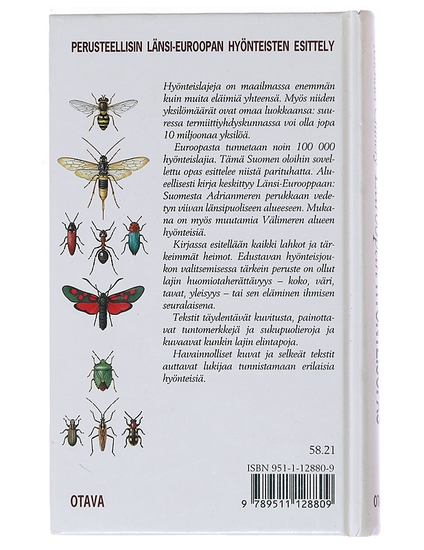 Euroopan hyönteisopas - Chinery, Michael - Tietokirjat ja oppaat - 10105521744 - 1