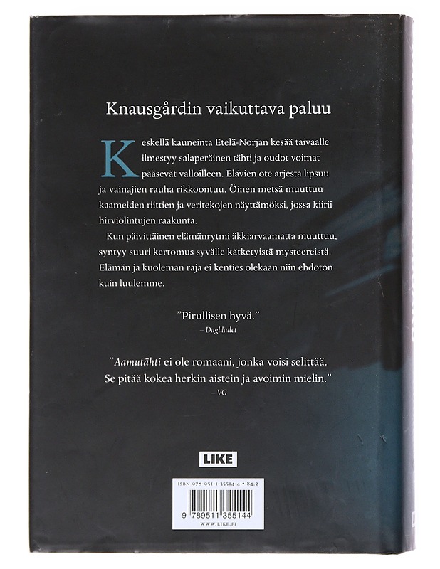 Aamutähti - Knausgård, Karl Ove - Romaanit ja novellit - 10105521758 - 1