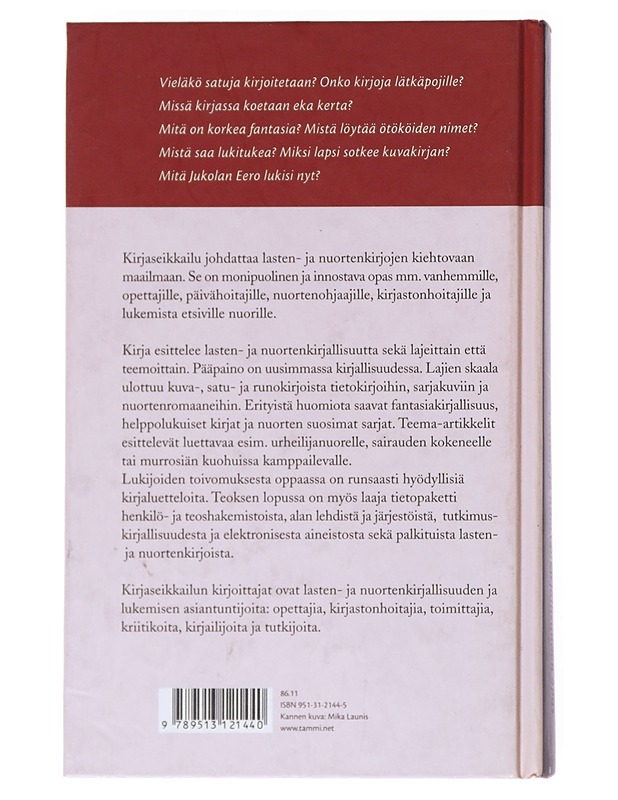 Kirjaseikkailu : lasten- ja nuortenkirjallisuuden opas - Korolainen, Tuula - Lastenkirjat - 10105521787 - 1