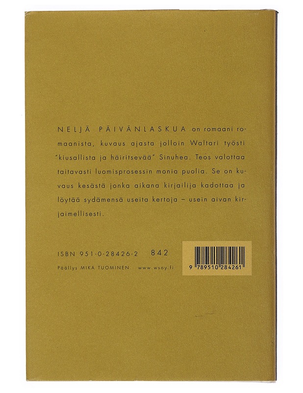 Neljä päivänlaskua - Mika Waltari - Romaanit ja novellit - 10105521827 - 1