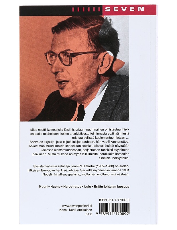 Muuri - Sartre, Jean-Paul - Romaanit ja novellit - 10105521860 - 1