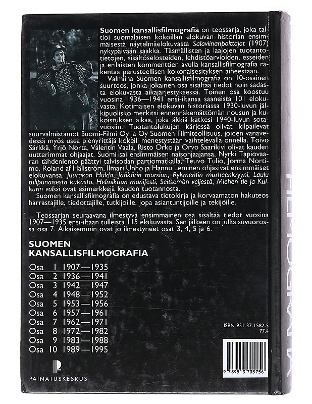 Suomen kansallisfilmografia. 4,  - Uusitalo, Kari - Historiakirjat - 10105521877 - 1
