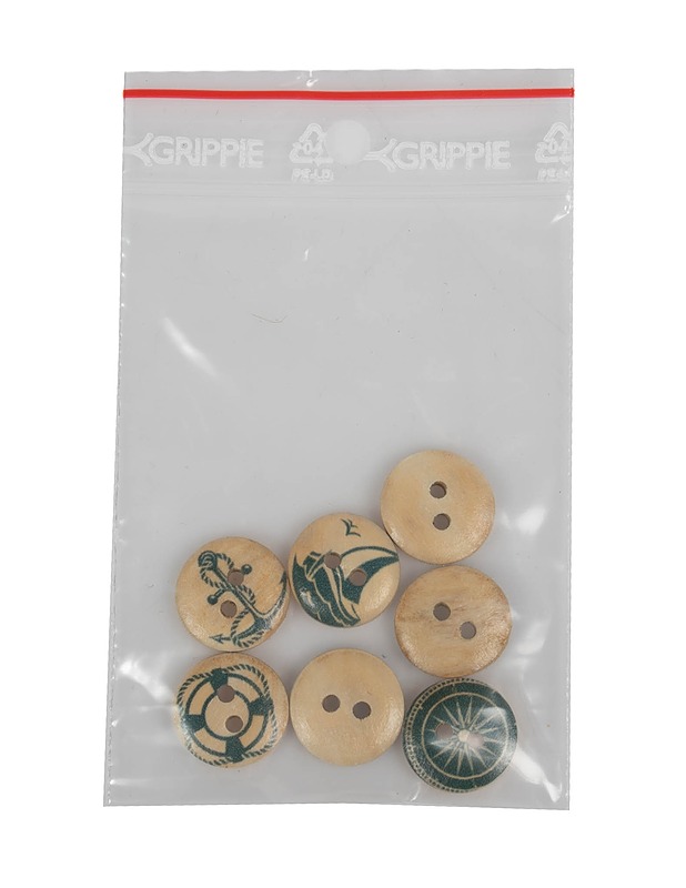 Puiset vintage napit, 7 kpl - Ompelu - 10105521863 - 0