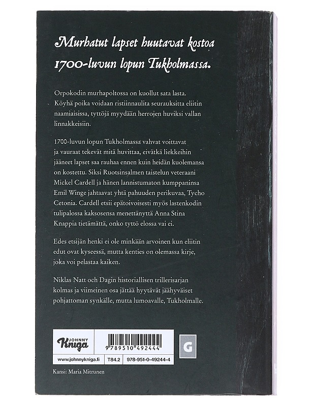 1795 : Petojen naamiaiset - Natt och Dag, Niklas - Jännitys ja dekkarit - 10105521884 - 1