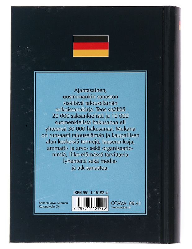 Talouselämän sanakirja : saksa-suomi, suomi-saksa - Paul Kostera - Tietokirjat ja oppaat - 10105521893 - 1