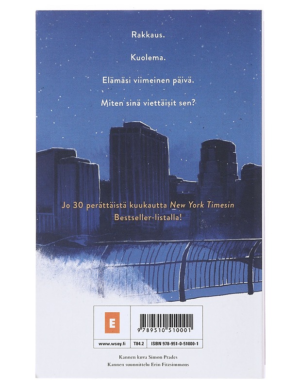 Lopussa molemmat kuolevat - Silvera, Adam - Romaanit ja novellit - 10105521900 - 1