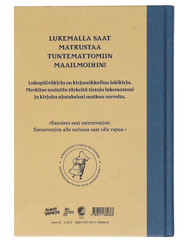 Muumit lukupäiväkirja : Lapselle - Nivukoski, Paula - Lastenkirjat - 10105521906 - 1