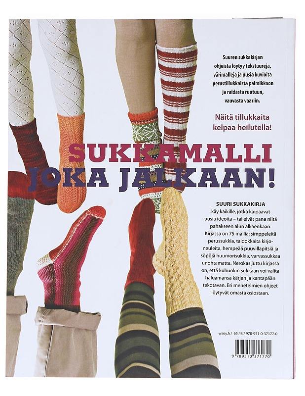 Suuri sukkakirja : kattava opas sukkien neulontaan - Taylor, Kathleen - Kirja lahjaksi - 10105521996 - 1