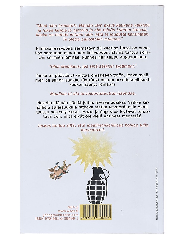 Tähtiin kirjoitettu virhe - Green, John - Romaanit ja novellit - 10105522002 - 1