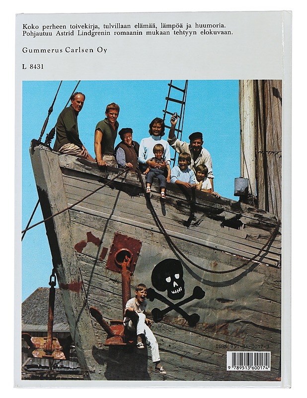 Saariston lapset merirosvoina - Lindgren, Astrid - Lastenkirjat - 10105522025 - 1