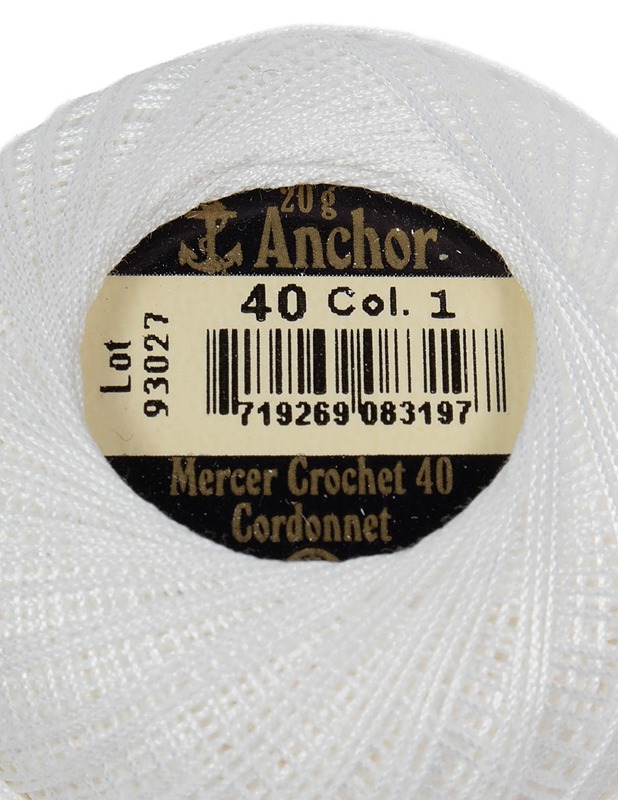 COATS Anchor 40 virkkauslanka, 20 g - Käsityö - 10105522023 - 1