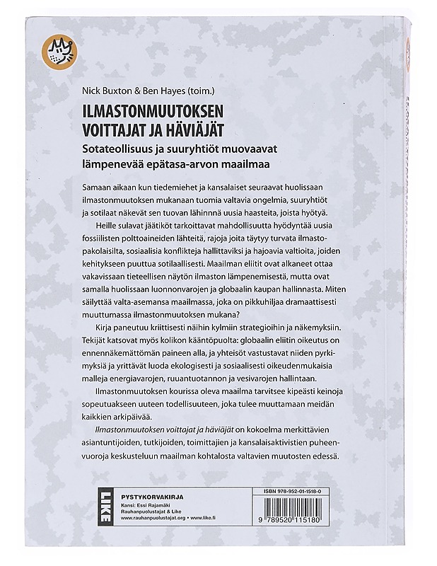 Ilmastonmuutoksen voittajat ja häviäjät - Buxton, Nick - Tietokirjat ja oppaat - 10105522030 - 1