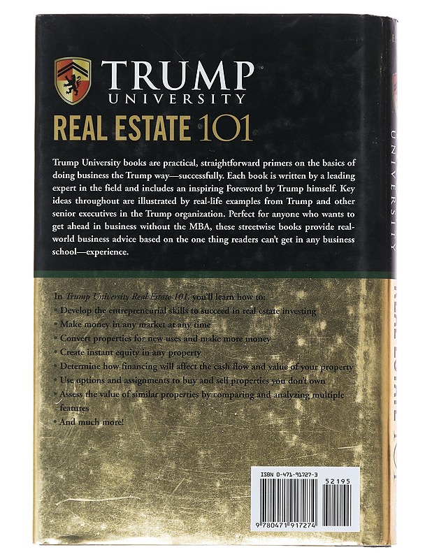Trump University: Real Estate 101 - Gary W. Eldred - Tietokirjat ja oppaat - 10105522047 - 1