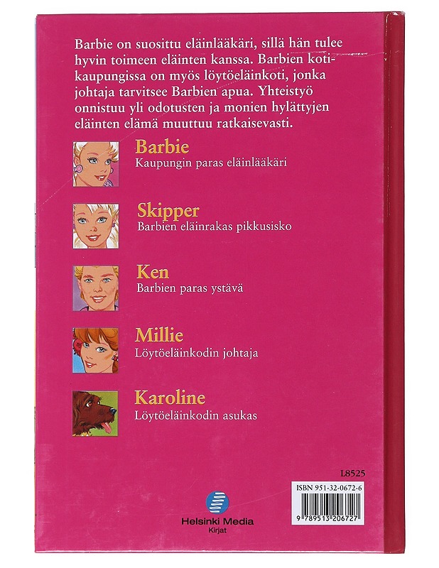 BARBIE ELÄINTEN YSTÄVÄ - BARBIE - Lastenkirjat - 10105522076 - 1