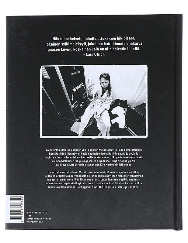 Voittamaton Metallica - Halfin, Ross - Elämäkerrat ja muistelmat - 10105522115 - 1