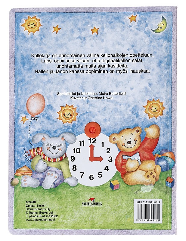 Opitaan kello - Butterfield, Moira - Lastenkirjat - 10105522153 - 1