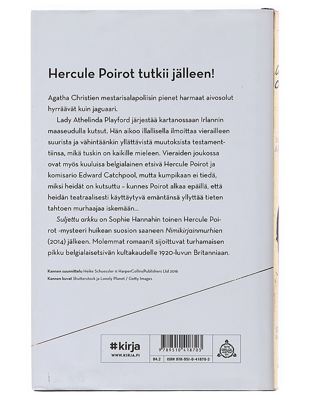 Suljettu arkku : uusi Hercule Poirot -mysteeri - Hannah, Sophie - Jännitys ja dekkarit - 10105522174 - 1