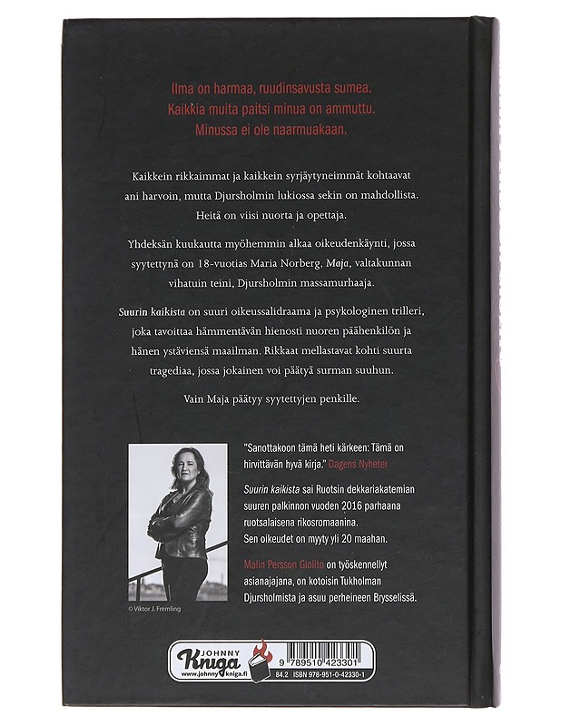 Suurin kaikista - Persson Giolito, Malin - Jännitys ja dekkarit - 10105522210 - 1