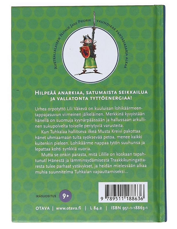 Lili Väkevä ja Tuhkalan Lohikäärme - Prior, Natalie Jane - Lastenkirjat - 10105522230 - 1